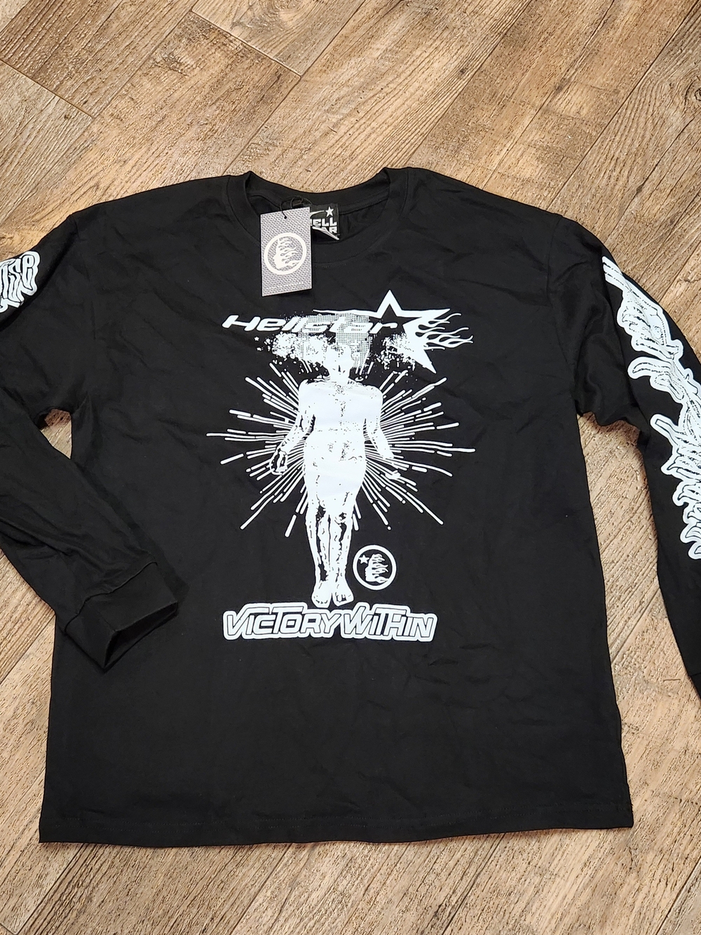 Victory Within Black Long-Sleeve Graphic Tee - Men's